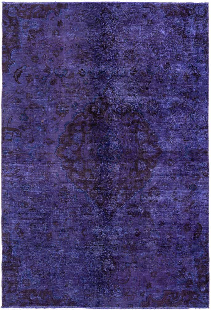 6' x 9' 2 Hand Knotted Ultra Vintage Persian Wool Rug