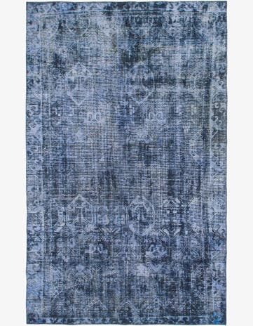 5' 5 x 8' 8 Hand Knotted Ultra Vintage Persian Wool Rug