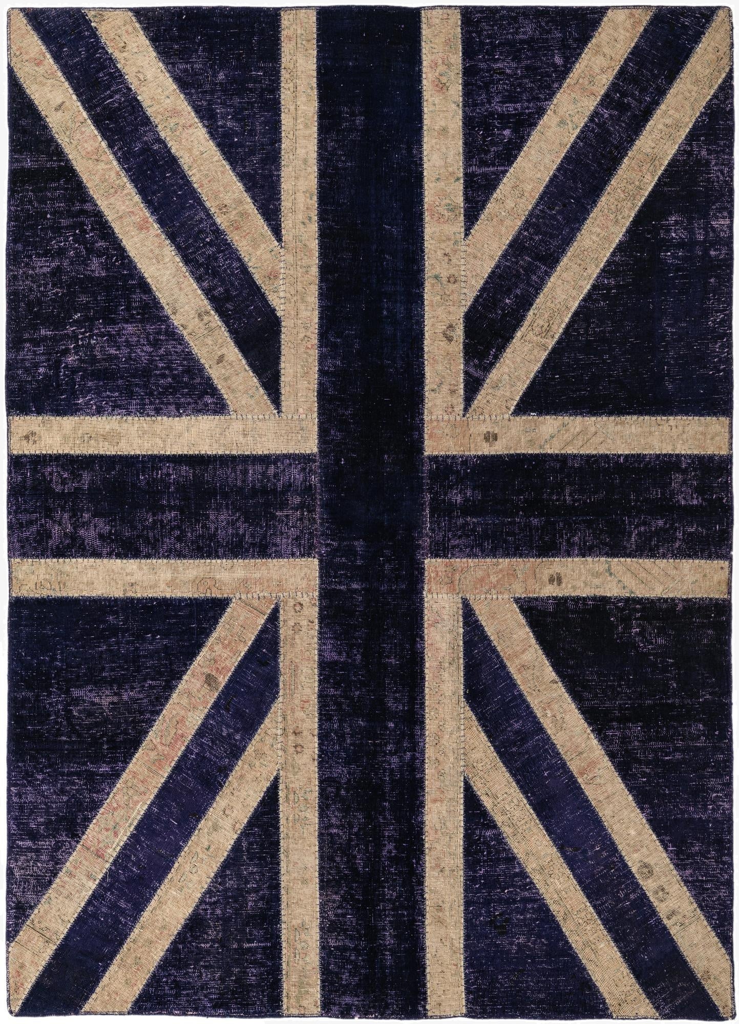 5' 8 x 8' 1  Hand Knotted Ultra Vintage Persian Wool Rug