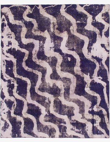 9' 3 x 11' 4 Hand Knotted Ultra Vintage Persian Wool Rug