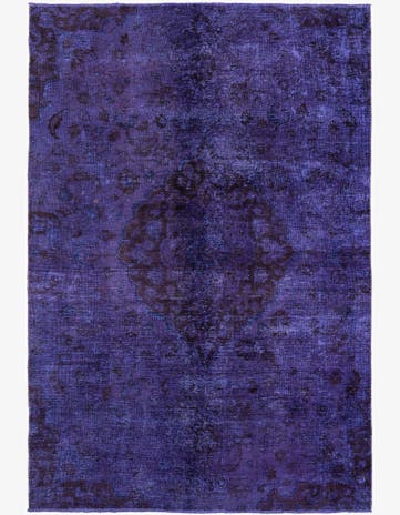 6' x 9' 2 Hand Knotted Ultra Vintage Persian Wool Rug