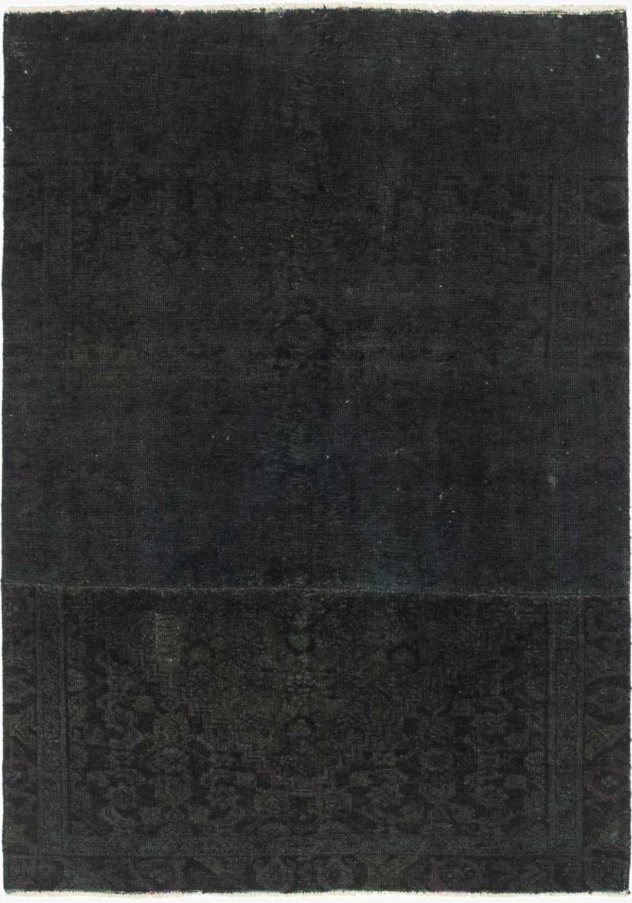 3' 7 x 5' 2  Hand Knotted Ultra Vintage Persian Wool Rug