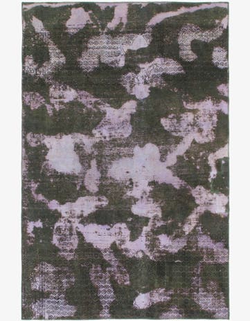 5' 9 x 8' 9 Hand Knotted Ultra Vintage Persian Wool Rug