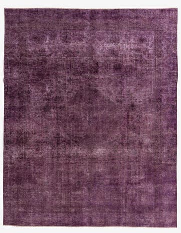 9' 1 x 11' 3 Hand Knotted Ultra Vintage Persian Wool Rug