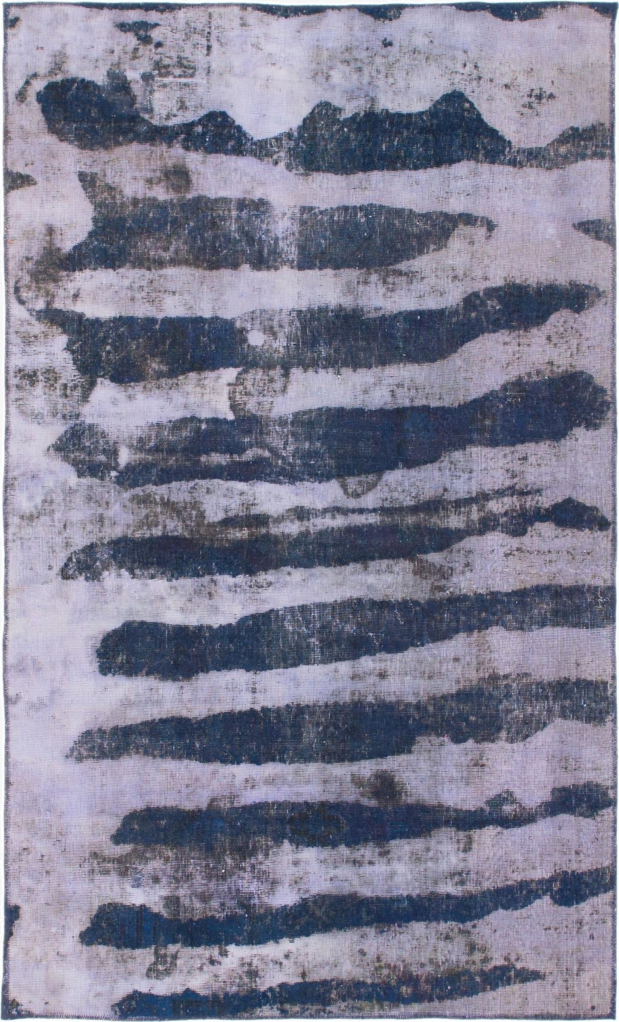 4' 9 x 8'  Hand Knotted Ultra Vintage Persian Wool Rug