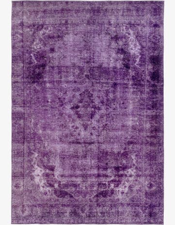 7' 4 x 10' 9 Hand Knotted Ultra Vintage Persian Wool Rug