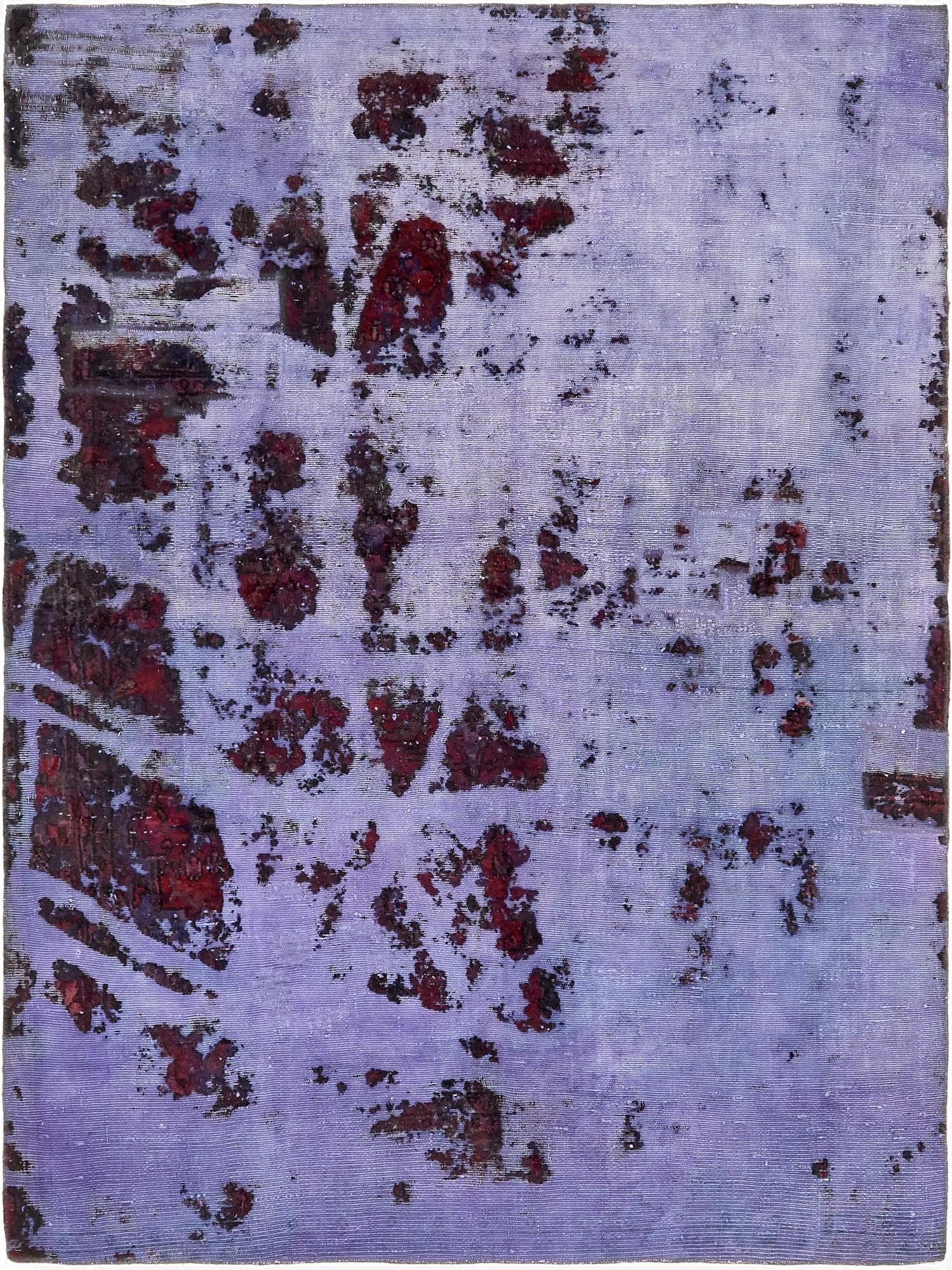 198cm x 262cm  Hand Knotted Ultra Vintage Persian Wool Rug