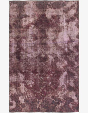 5' 7 x 9' Hand Knotted Ultra Vintage Persian Wool Rug