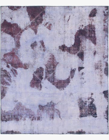 6' 5 x 7' 7 Hand Knotted Ultra Vintage Persian Wool Rug