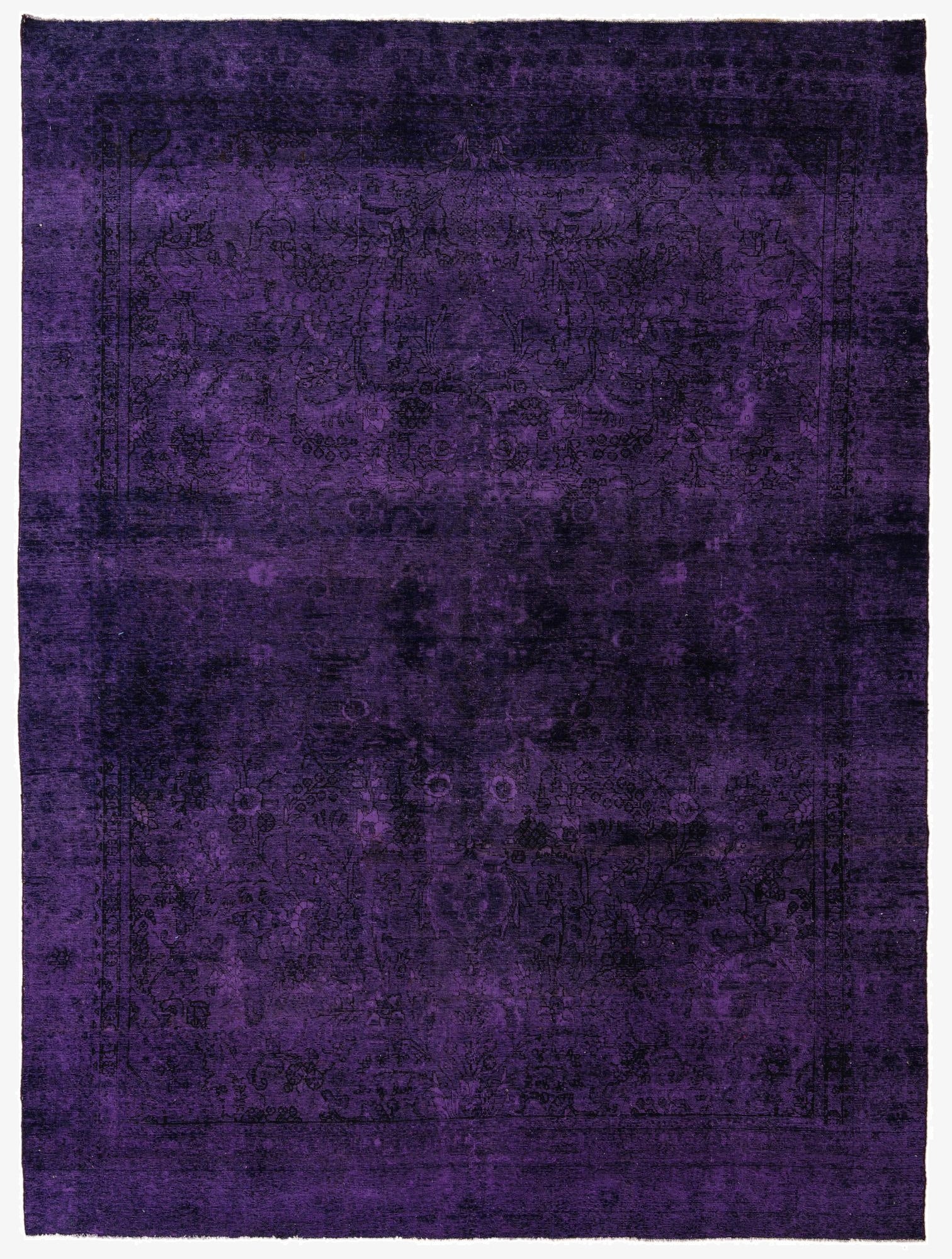 8' 10 x 11' 10  Hand Knotted Ultra Vintage Persian Wool Rug