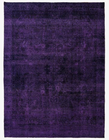 8' 10 x 11' 10 Hand Knotted Ultra Vintage Persian Wool Rug