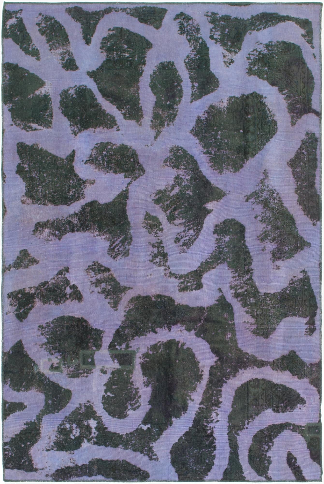 6' 2 x 9' 4  Hand Knotted Ultra Vintage Persian Wool Rug