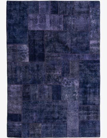 6' 9 x 10' Hand Knotted Ultra Vintage Persian Wool Rug