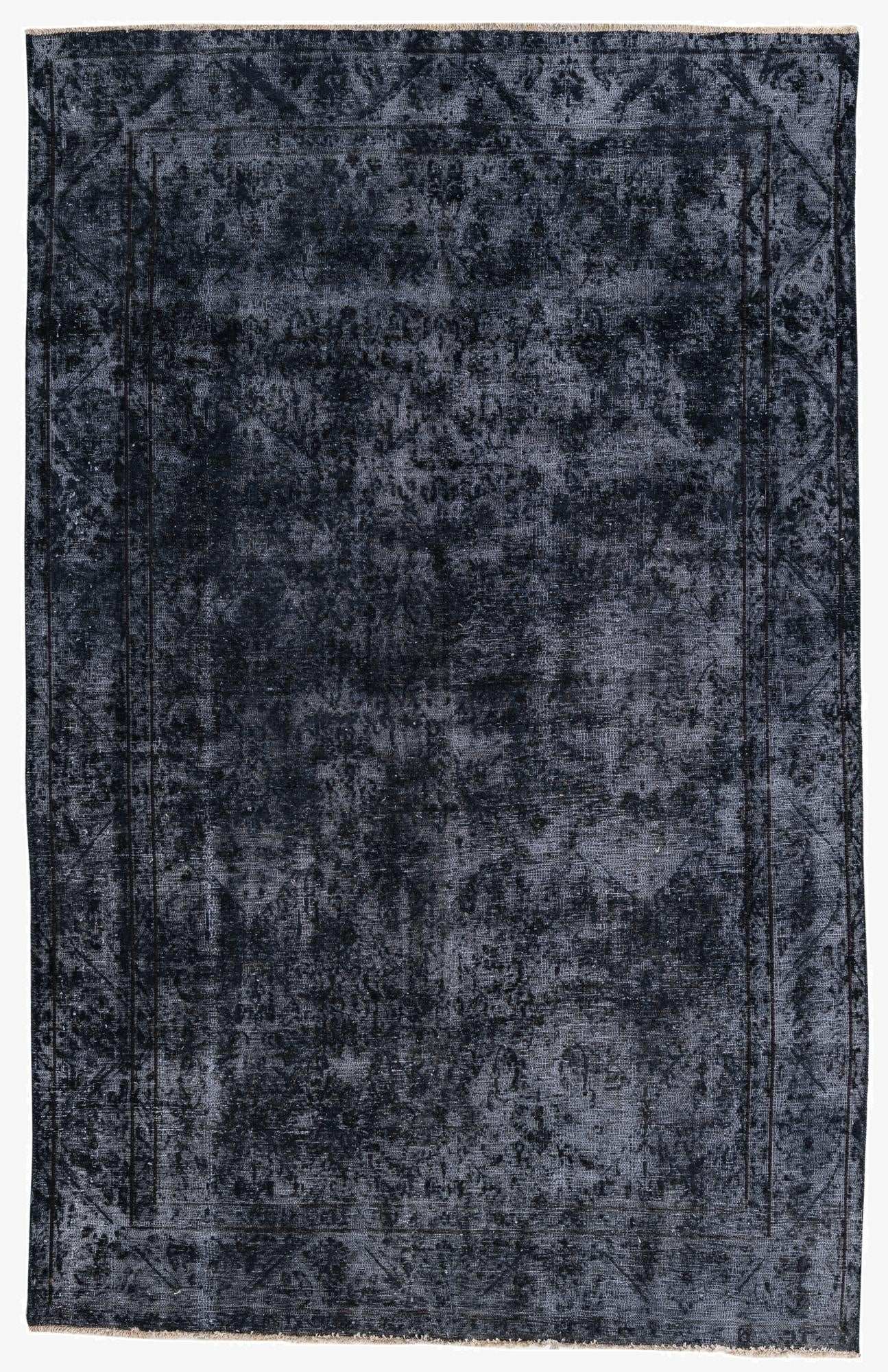 6' x 9' 5  Hand Knotted Ultra Vintage Persian Wool Rug