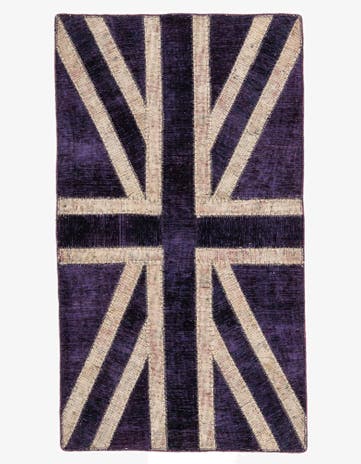 2' 9 x 4' 10 Hand Knotted Ultra Vintage Persian Wool Rug