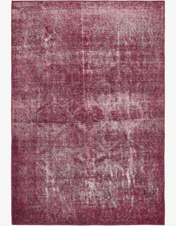 6' 4 x 9' 6 Hand Knotted Ultra Vintage Persian Wool Rug