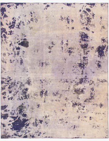 7' 3 x 8' 9 Hand Knotted Ultra Vintage Persian Wool Rug