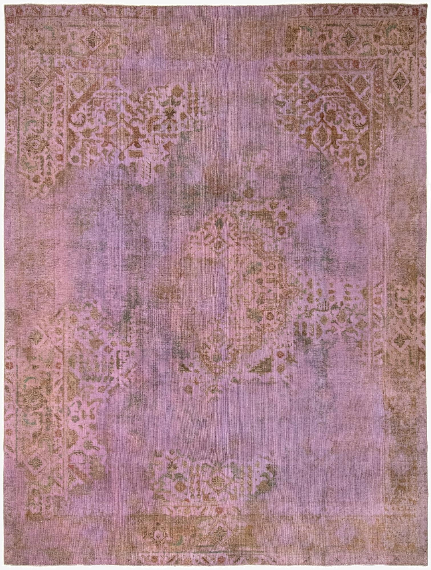 9' 3 x 12' 4  Hand Knotted Vintage Royal Persian Wool Rug