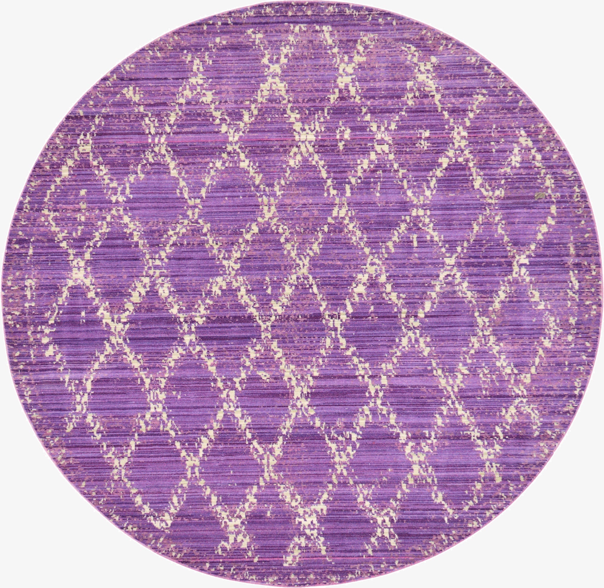 6' x 6' Aqua Round Rug