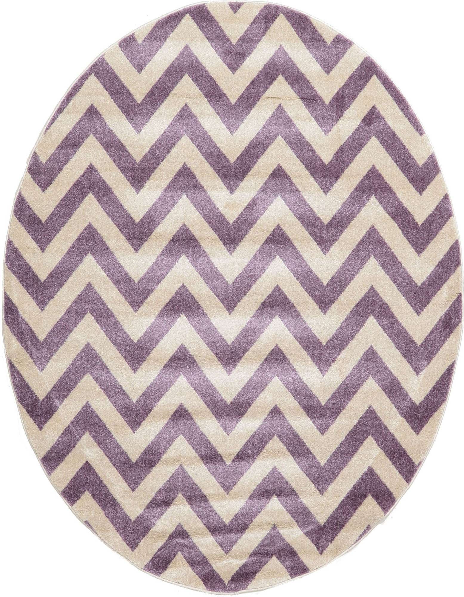 6' x 6' Chevron Round Rug