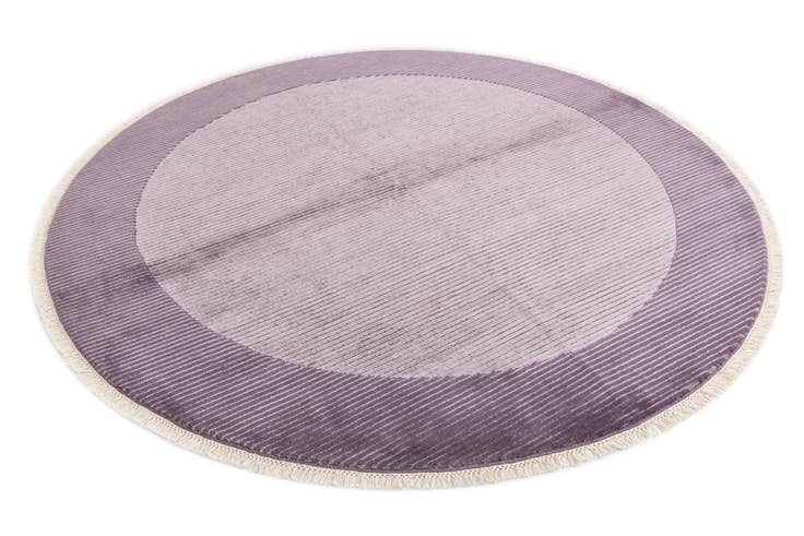 Detail image of 6' 6 x 6' 6 Hand Knotted Darya Wool Round Rug