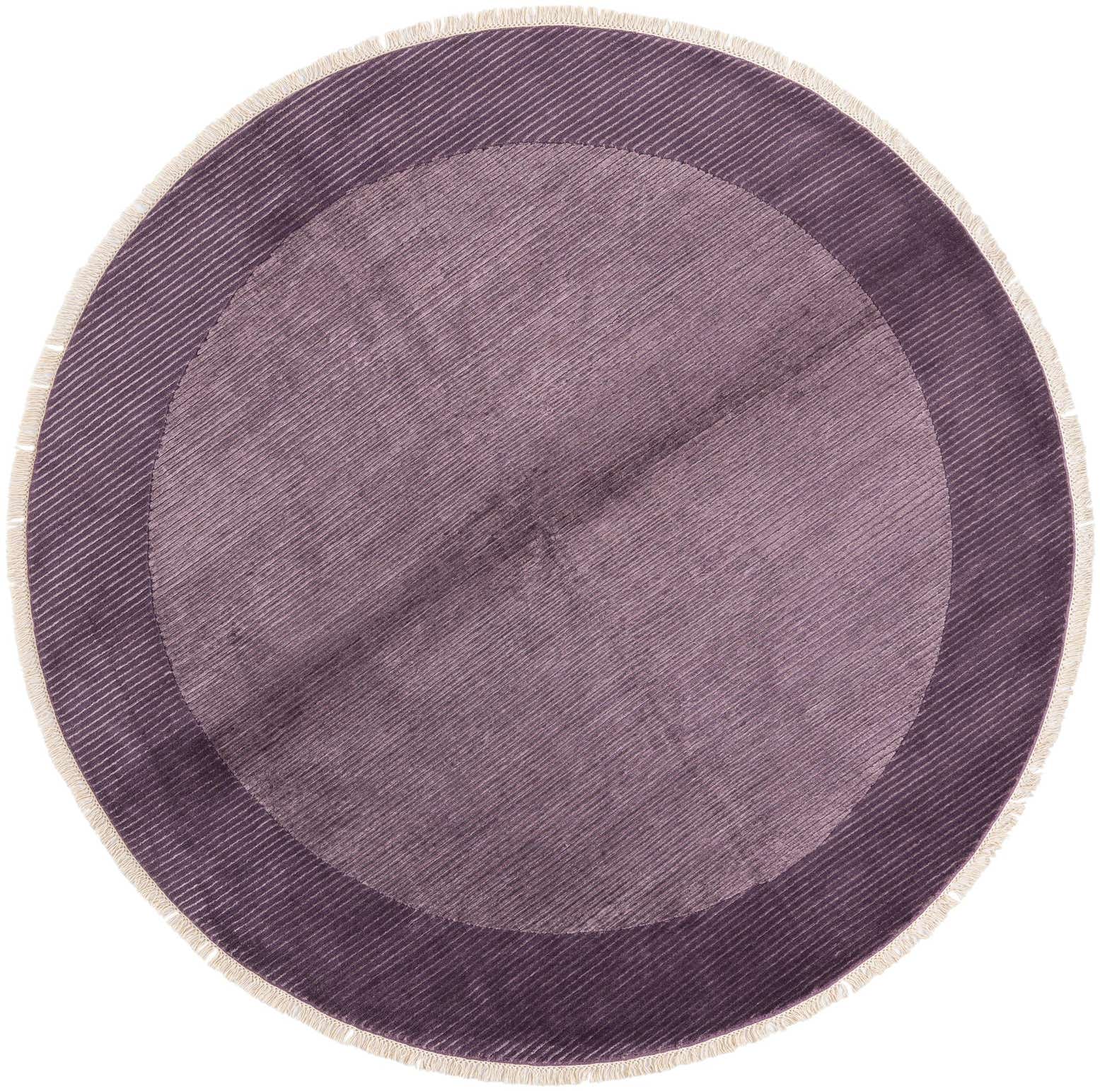 6' 6 x 6' 6 Hand Knotted Darya Wool Round Rug