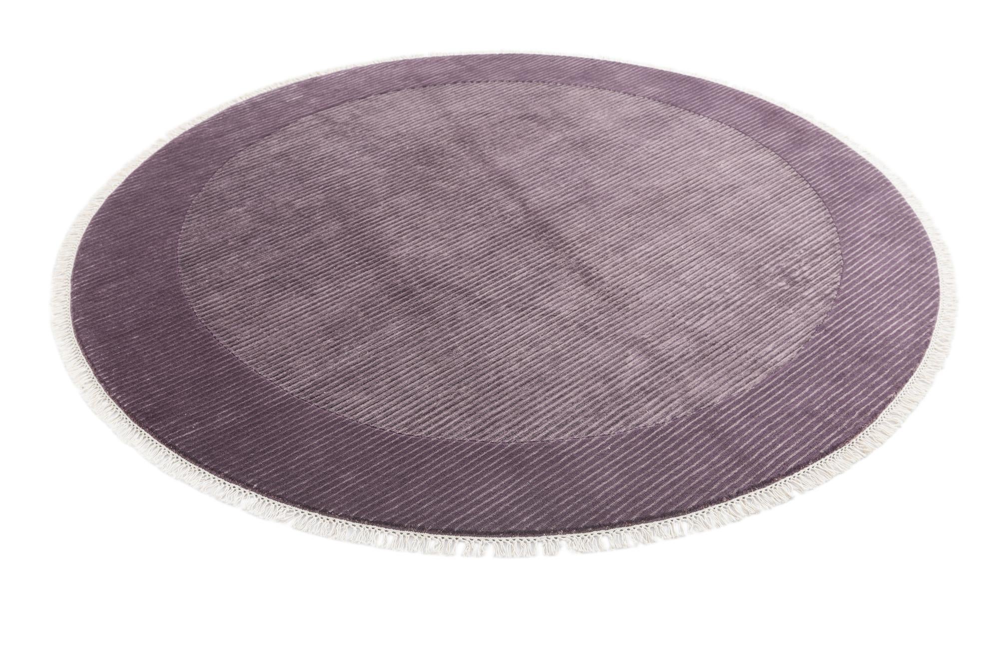 6' 5 x 6' 5 Hand Knotted Darya Wool Round Rug