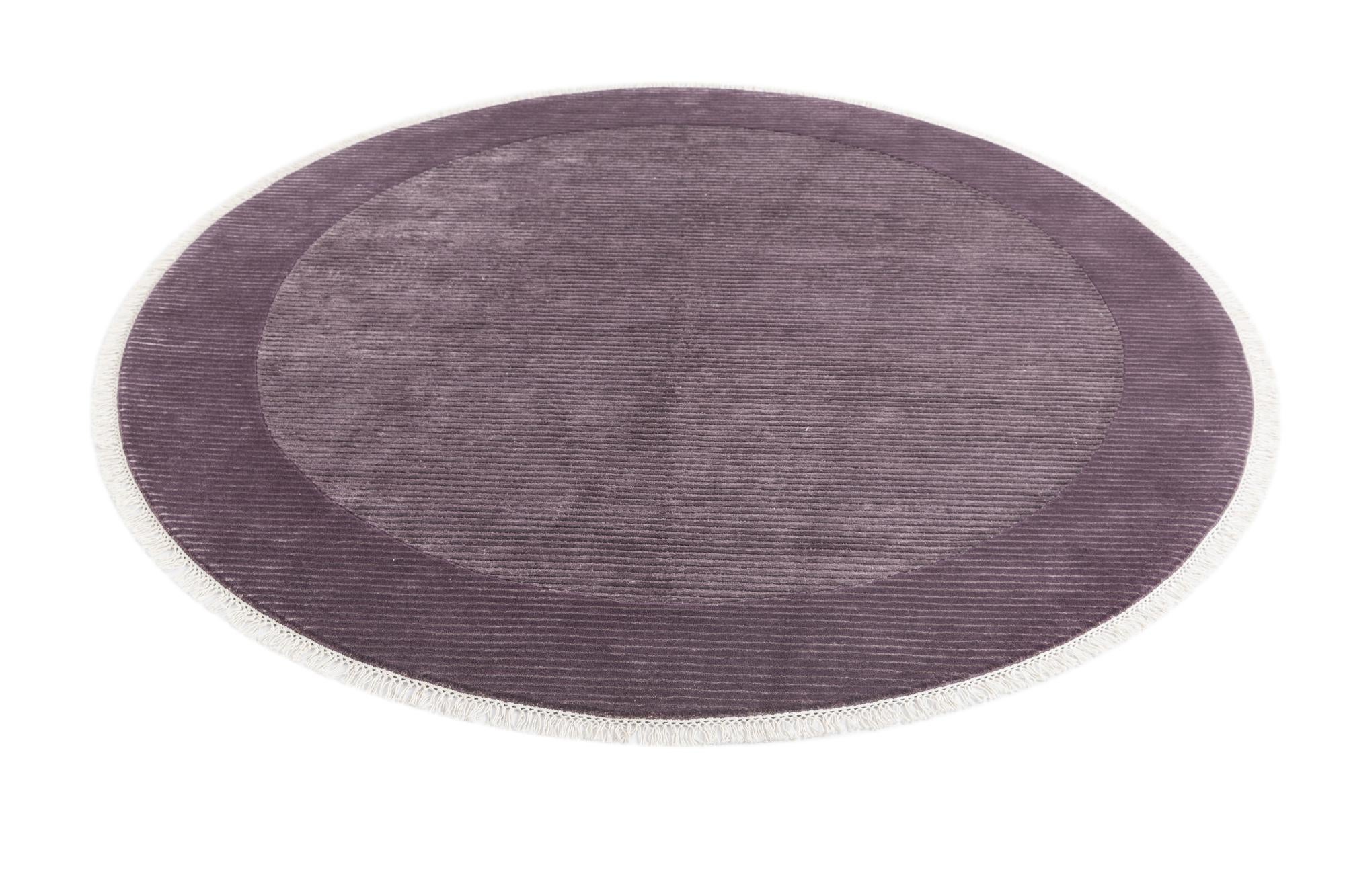 6' 5 x 6' 5 Hand Knotted Darya Wool Round Rug