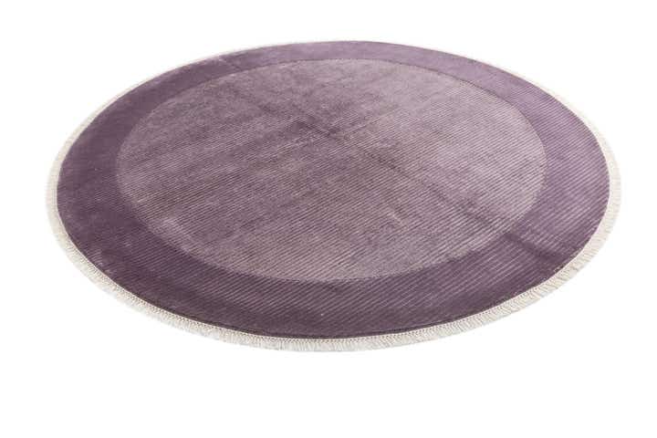6' 9 x 6' 9 Hand Knotted Darya Wool Round Rug