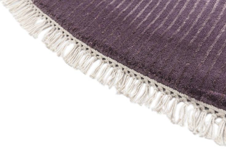 Detail image of 6' 9 x 6' 9 Hand Knotted Darya Wool Round Rug
