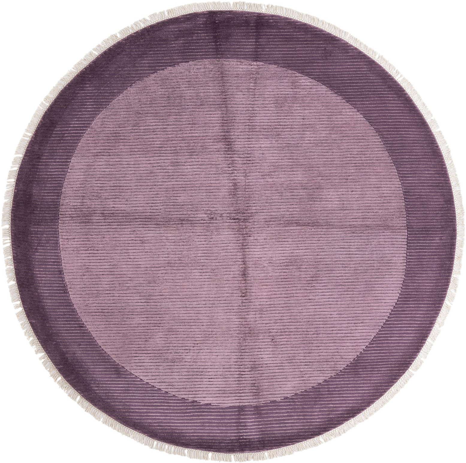 6' 9 x 6' 9 Hand Knotted Darya Wool Round Rug