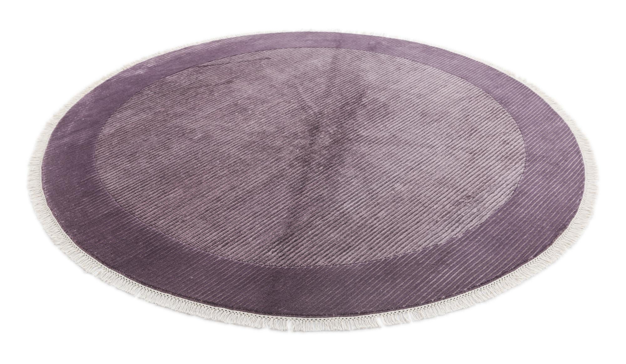 6' 7 x 6' 7 Hand Knotted Darya Wool Round Rug