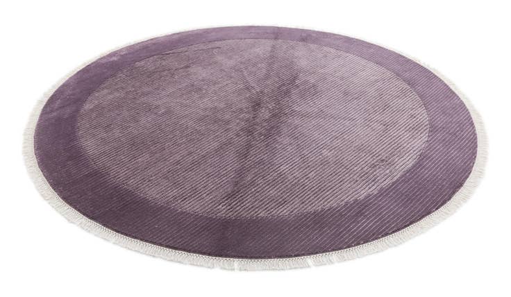 Detail image of 6' 7 x 6' 7 Hand Knotted Darya Wool Round Rug