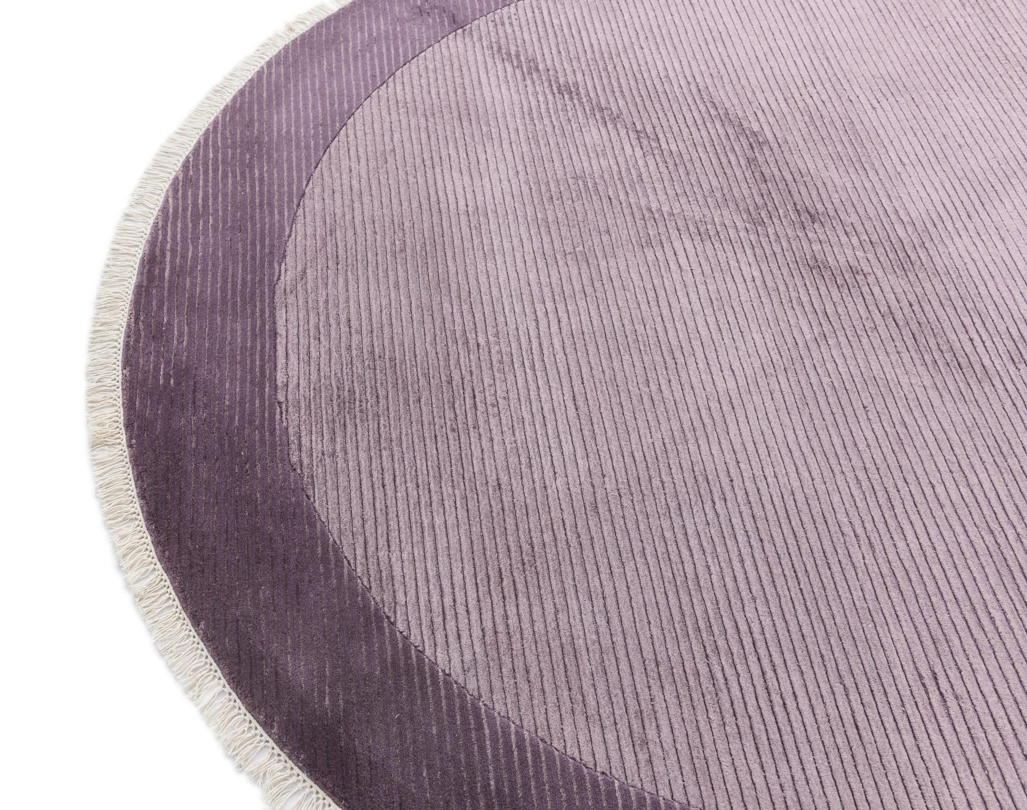 6' 7 x 6' 7 Hand Knotted Darya Wool Round Rug