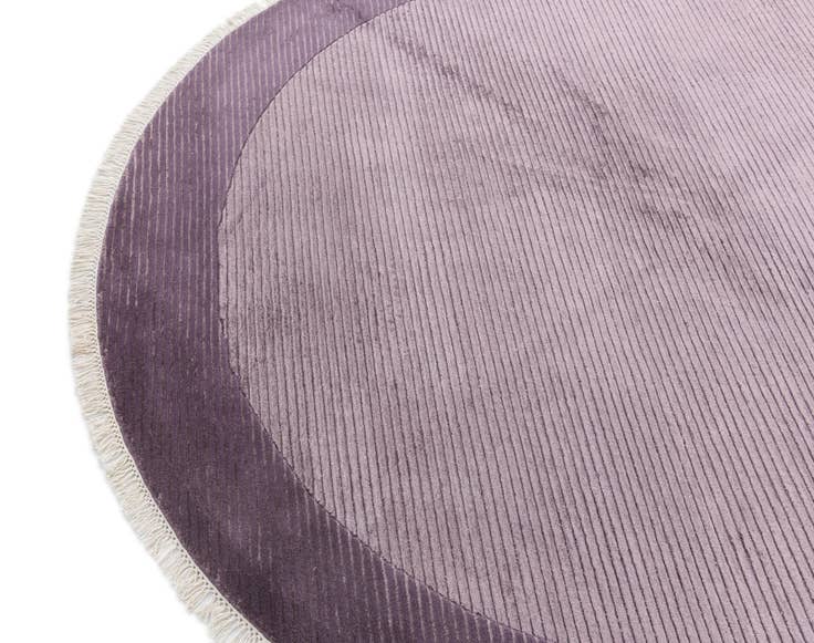 Detail image of 6' 7 x 6' 7 Hand Knotted Darya Wool Round Rug