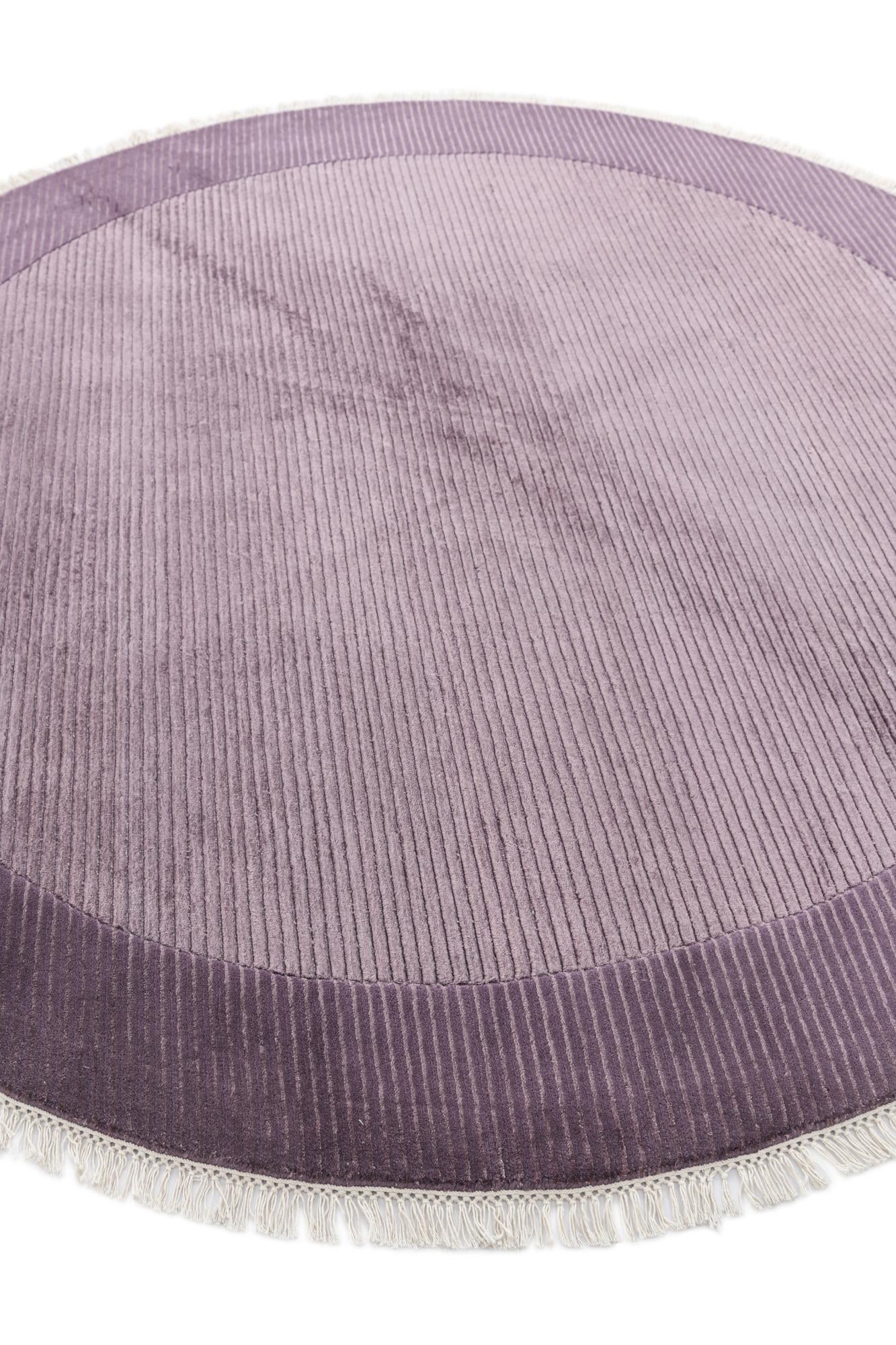 6' 7 x 6' 7 Hand Knotted Darya Wool Round Rug