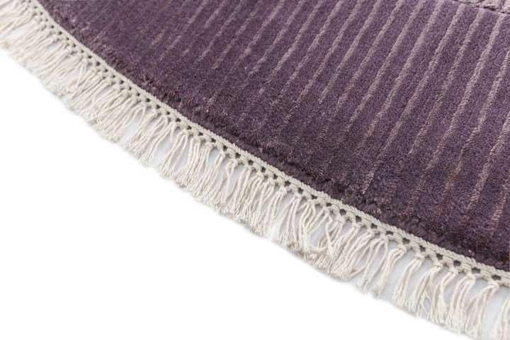 6' 7 x 6' 7 Hand Knotted Darya Wool Round Rug
