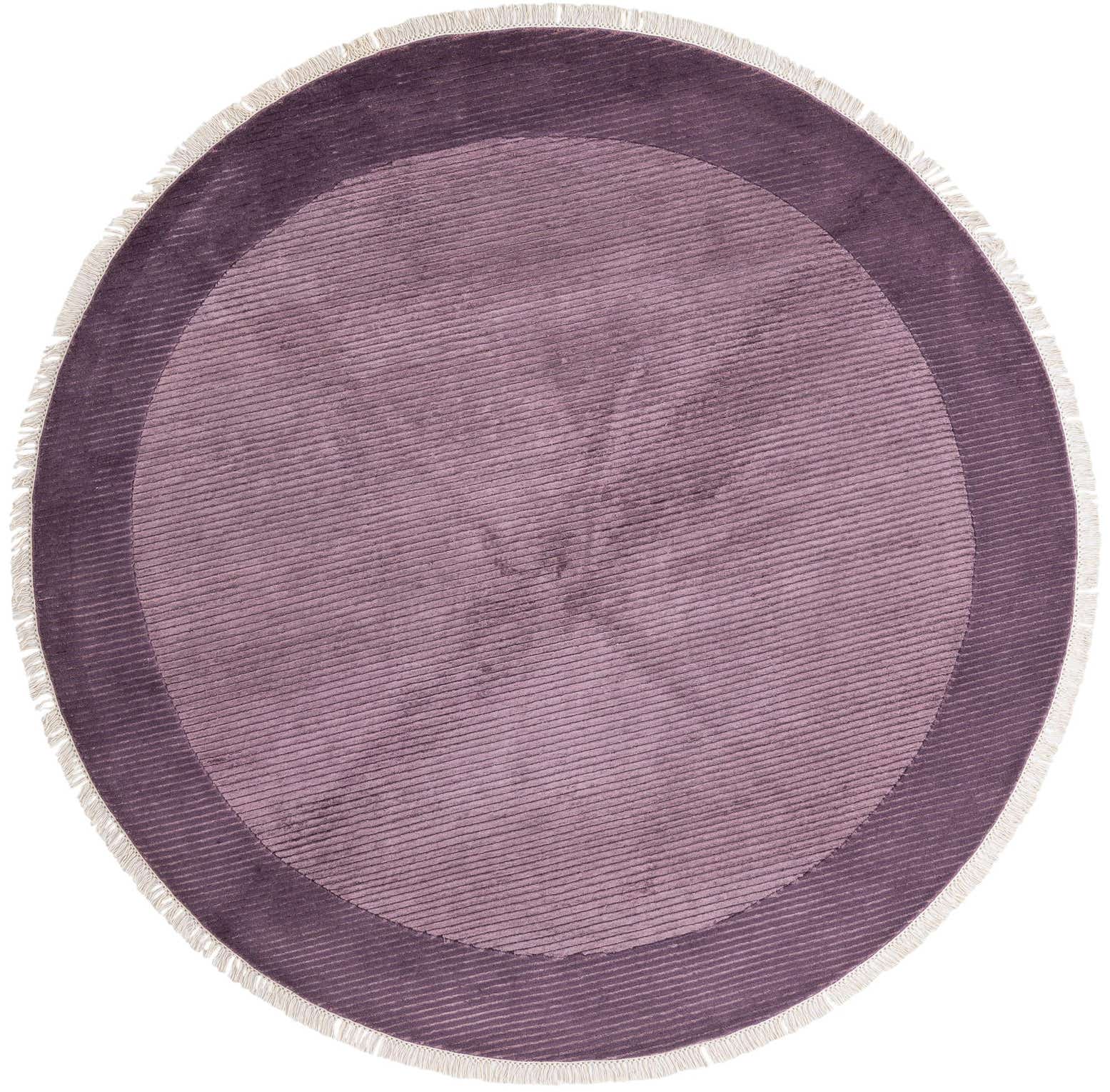 6' 7 x 6' 7 Hand Knotted Darya Wool Round Rug