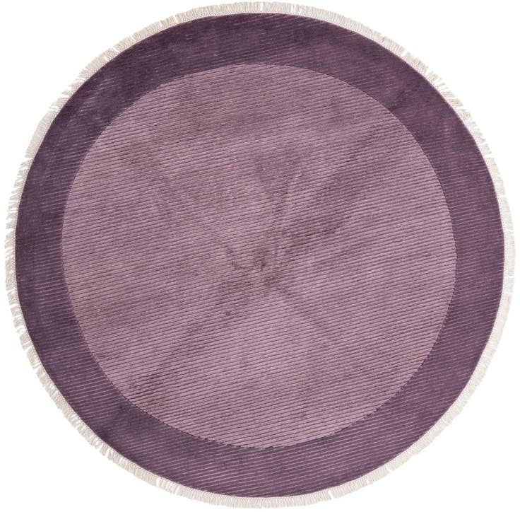 Detail image of 6' 7 x 6' 7 Hand Knotted Darya Wool Round Rug