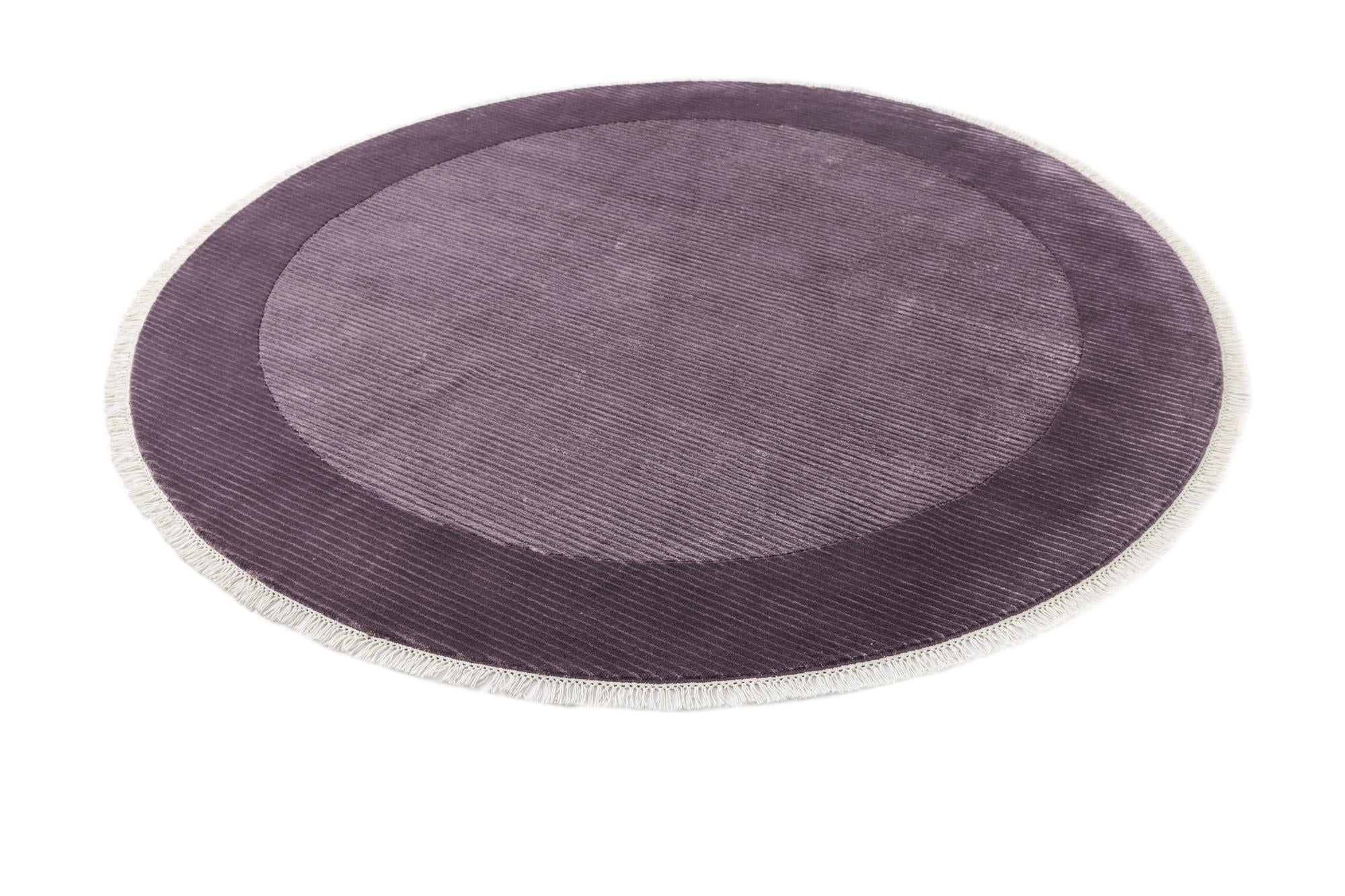 6' 6 x 6' 6 Hand Knotted Darya Wool Round Rug