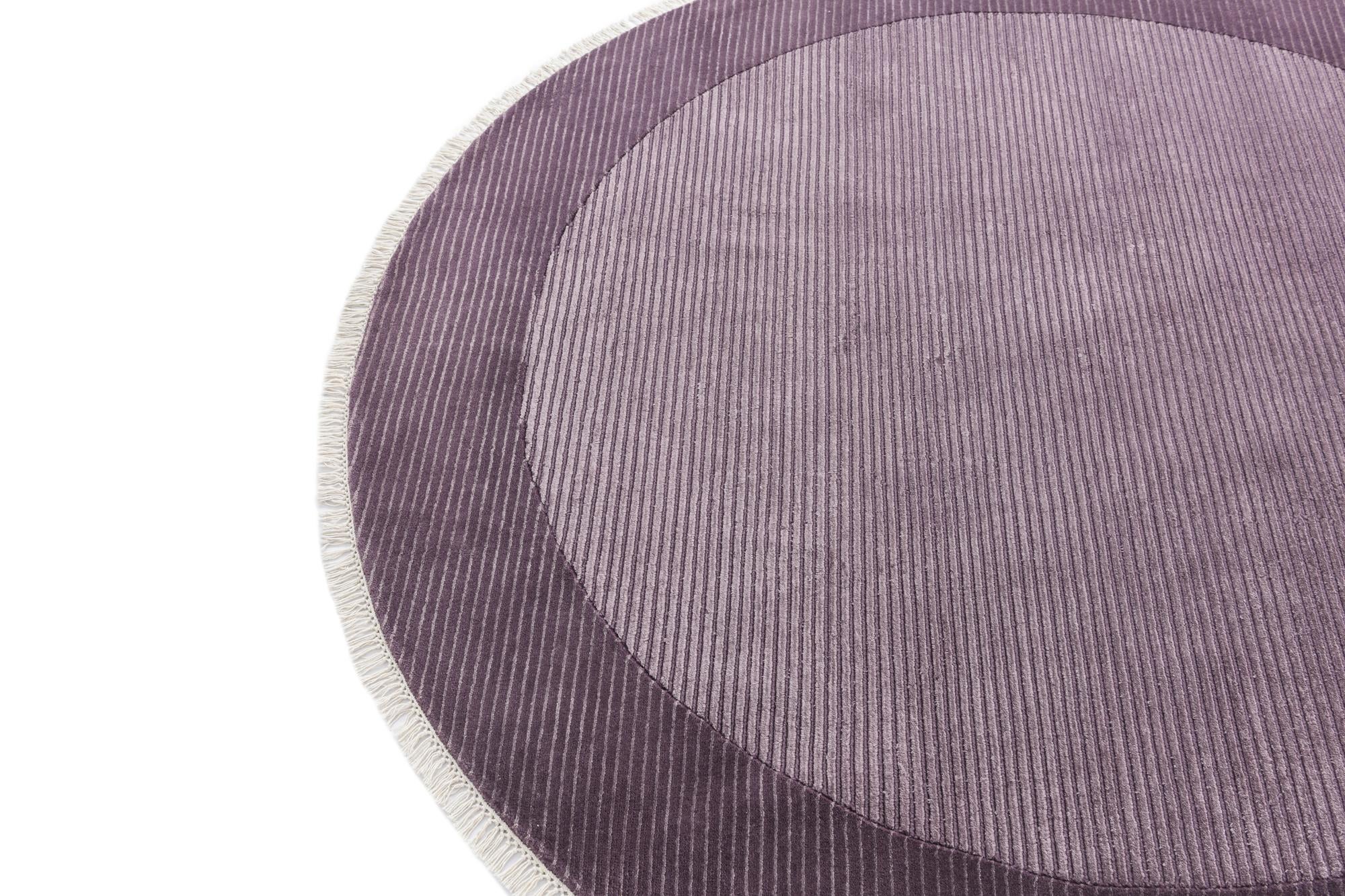 6' 6 x 6' 6 Hand Knotted Darya Wool Round Rug