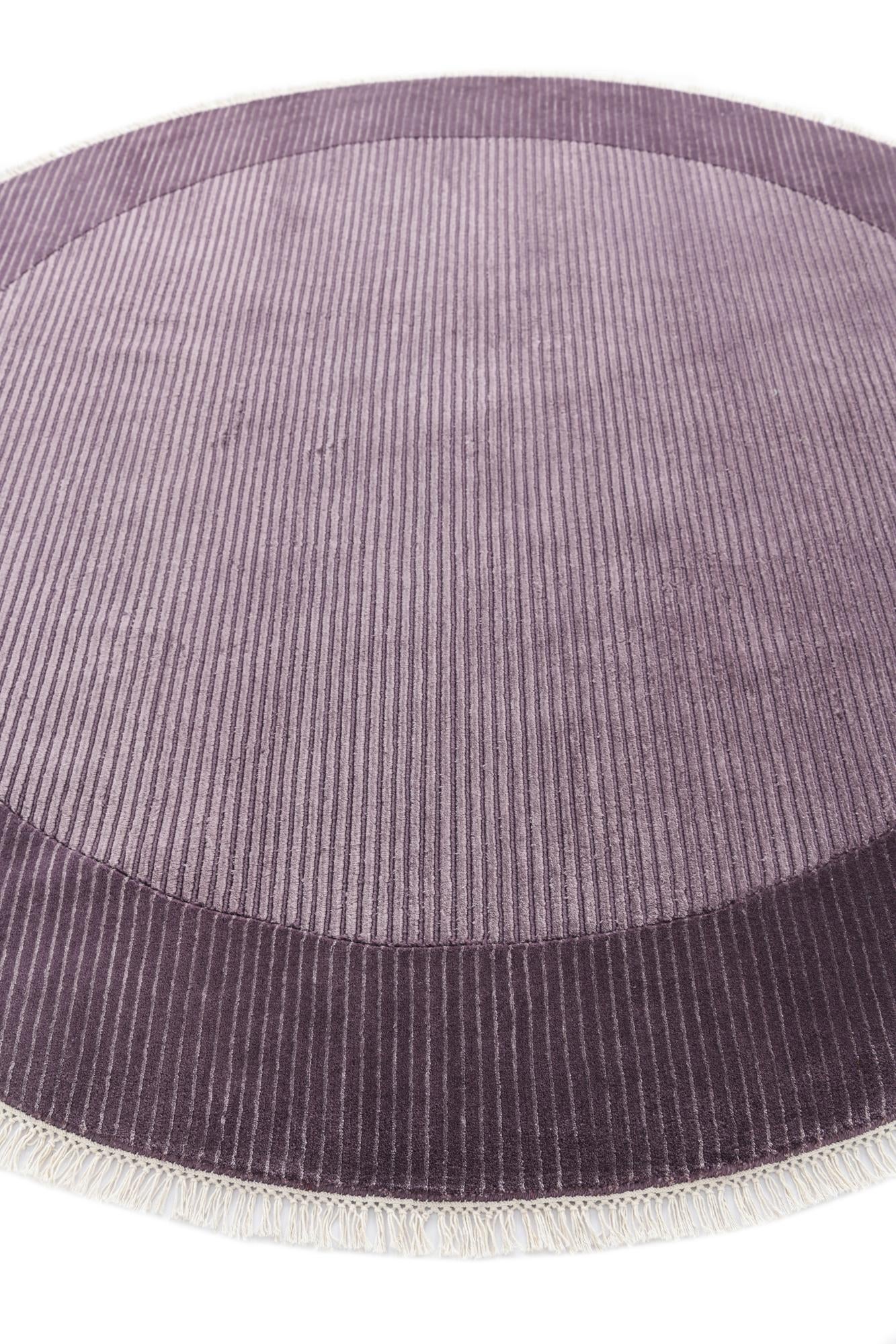 6' 6 x 6' 6 Hand Knotted Darya Wool Round Rug