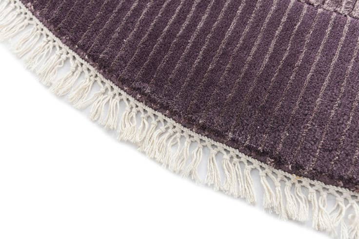 Detail image of 4' 9 x 4' 9 Hand Knotted Darya Wool Round Rug