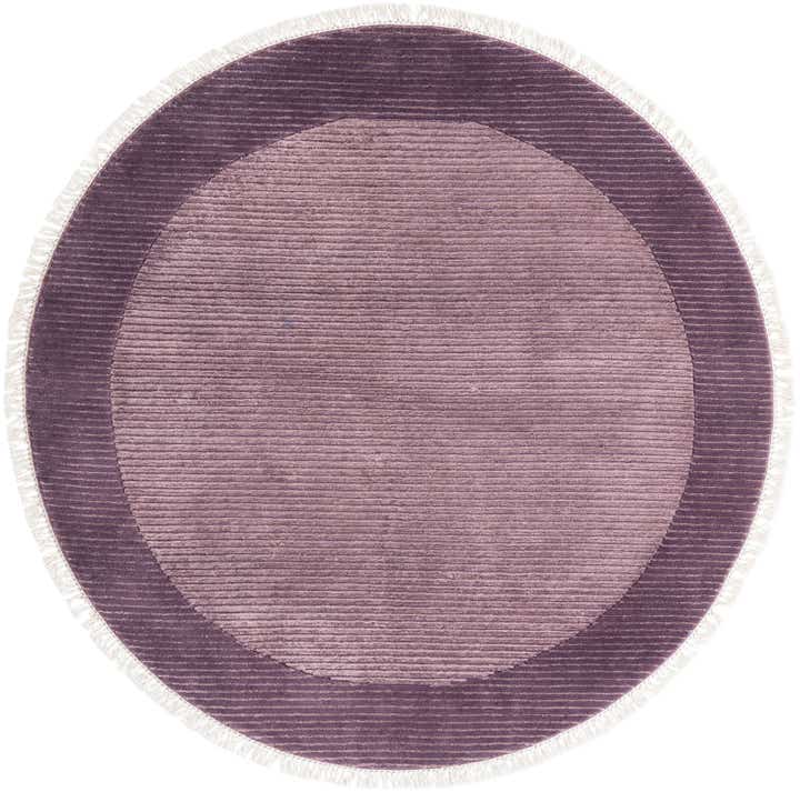 4' 9 x 4' 9 Hand Knotted Darya Wool Round Rug