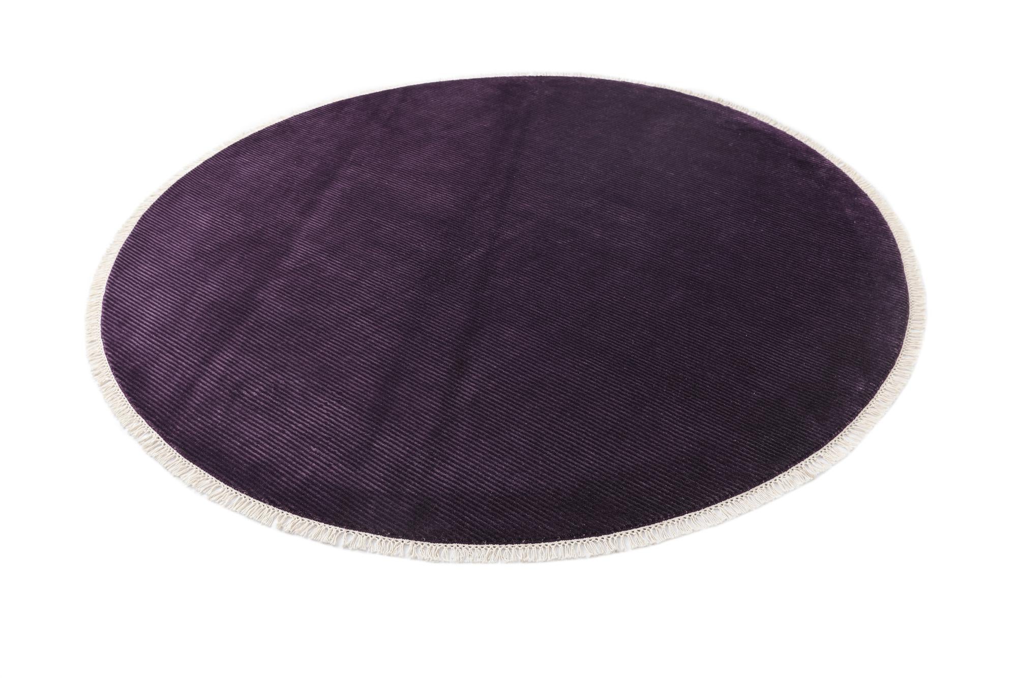6' 6 x 6' 6 Hand Knotted Darya Wool Round Rug