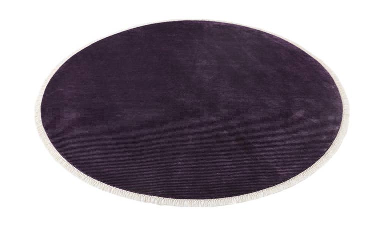 Detail image of 6' 6 x 6' 6 Hand Knotted Darya Wool Round Rug