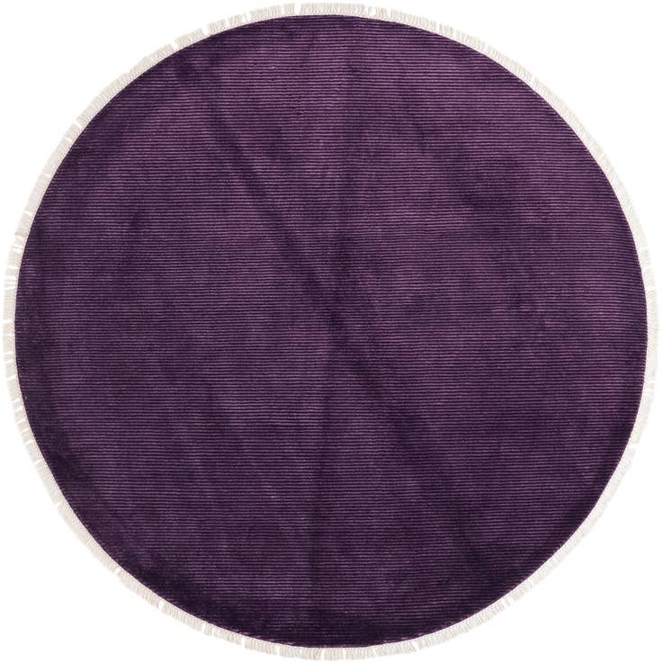 Detail image of 6' 6 x 6' 6 Hand Knotted Darya Wool Round Rug