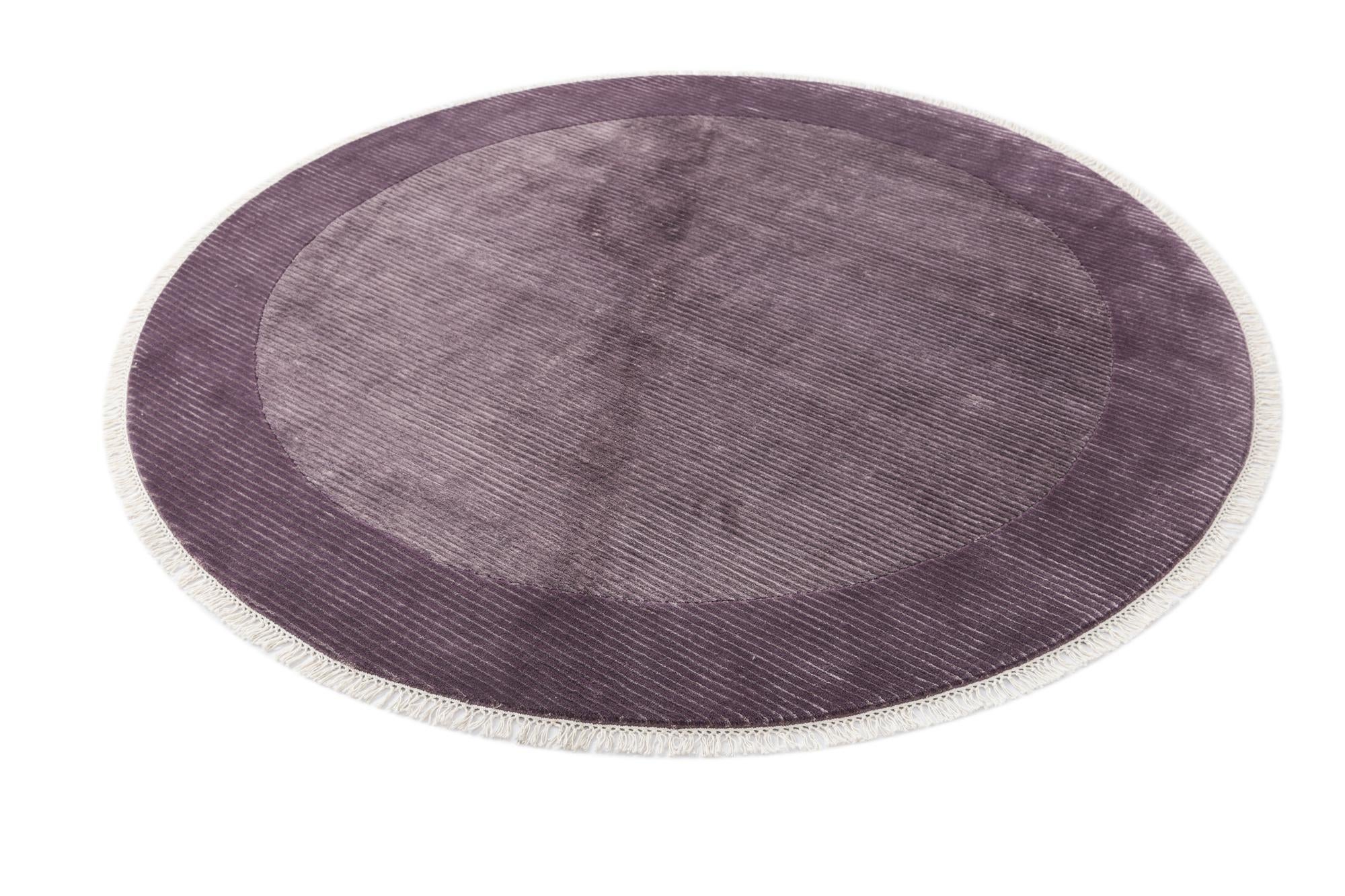 6' 6 x 6' 6 Hand Knotted Darya Wool Round Rug