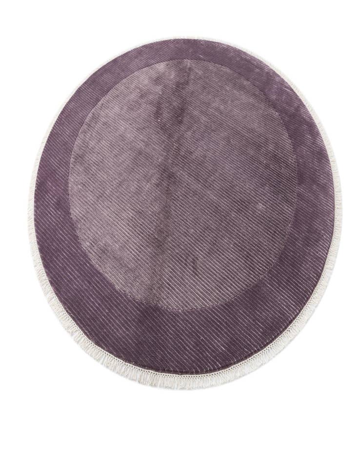 Detail image of 6' 6 x 6' 6 Hand Knotted Darya Wool Round Rug