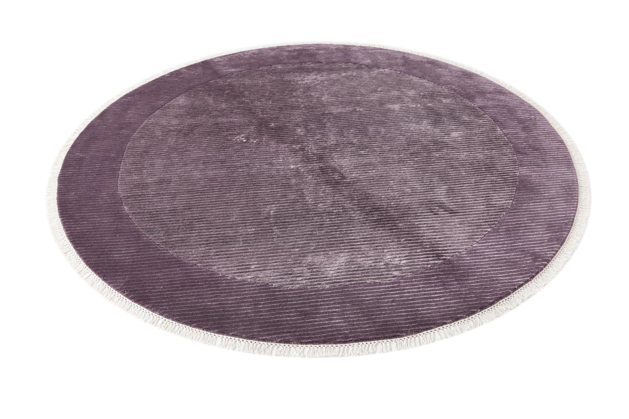 6' 6 x 6' 6 Hand Knotted Darya Wool Round Rug